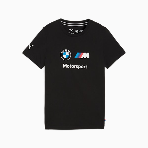 T-shirt BMW M Motorsport Essentials Logo, hommes, PUMA Black, extralarge